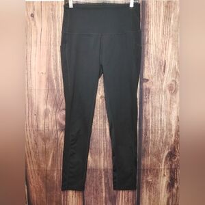 Manduka Black High-Waisted Leggings Size Medium